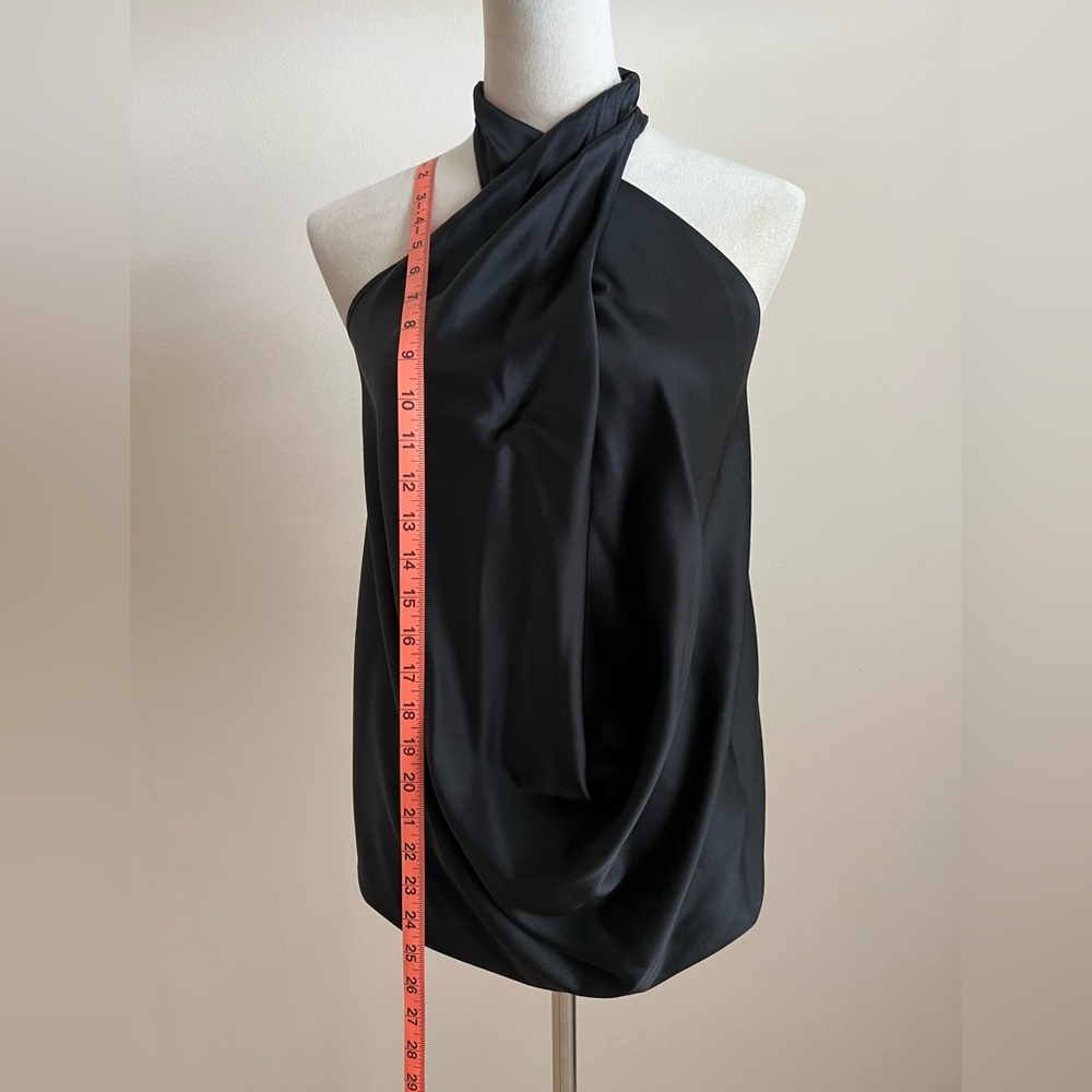 NWOT. Ramy Brook “Harriett” Silk Halter Top- Black - Picture 10 of 14